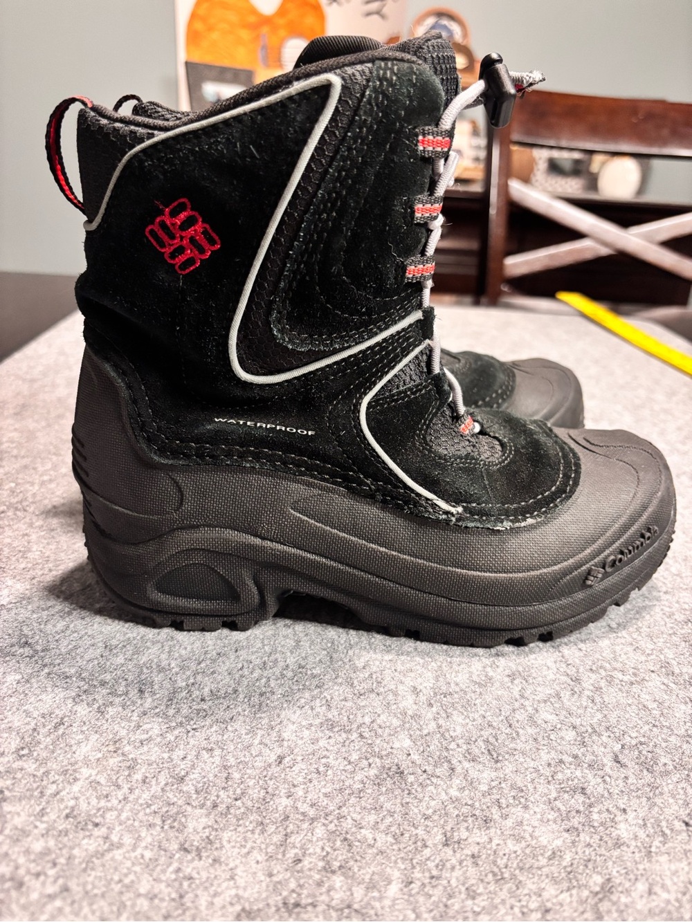 Columbia Kids Waterproof Winter Boots - Black